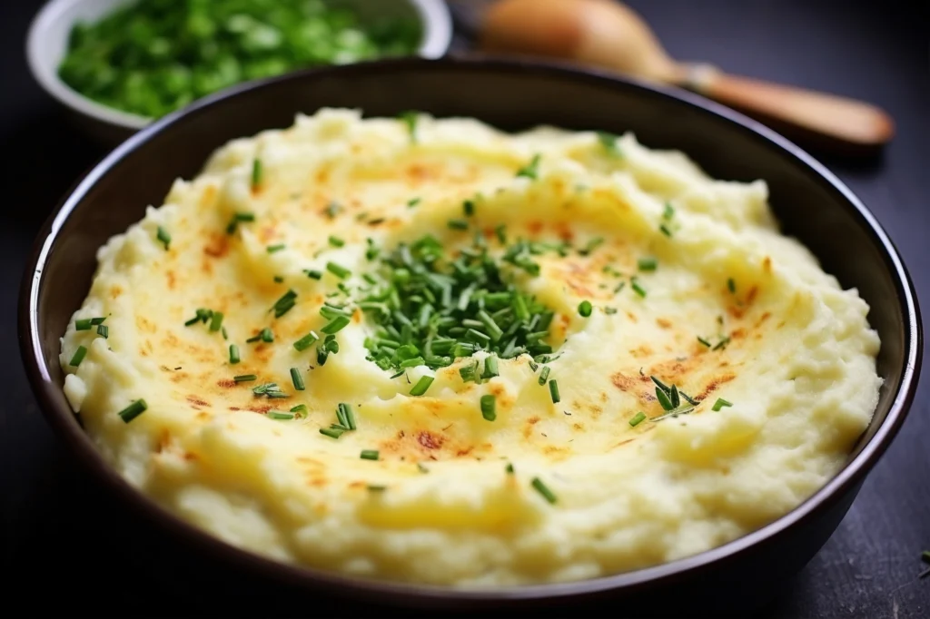 cheesy mashed potatoes and spuds
