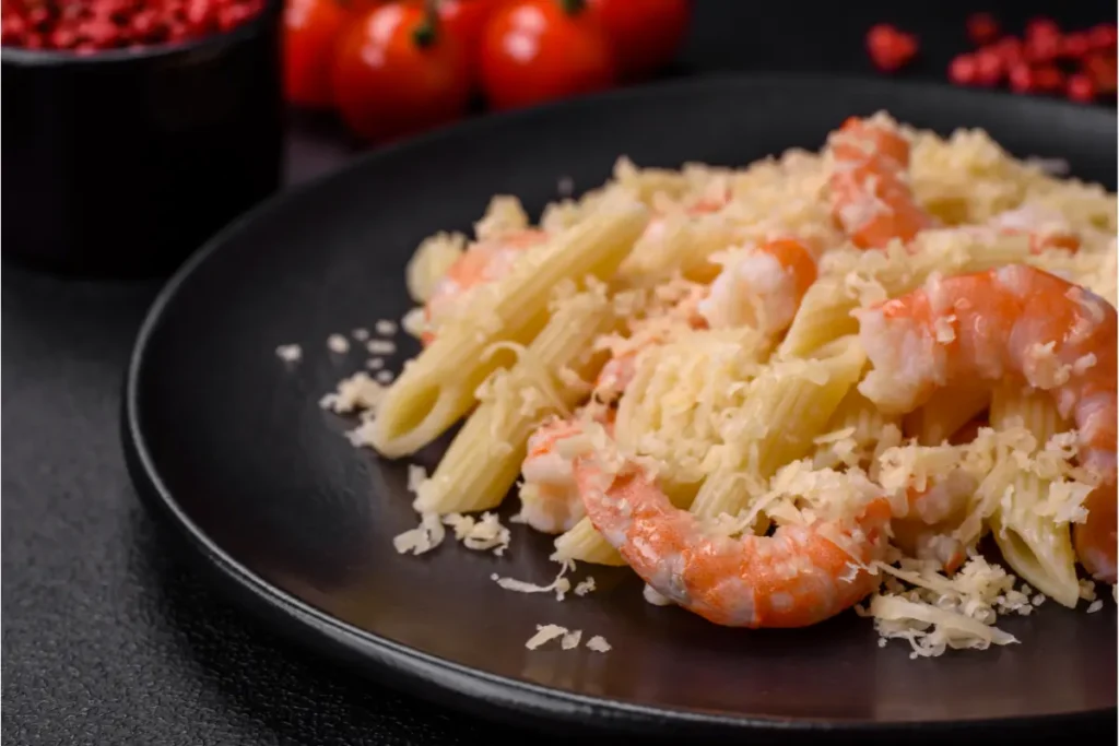 Shrimp and Sausage Pasta cooking recipe process