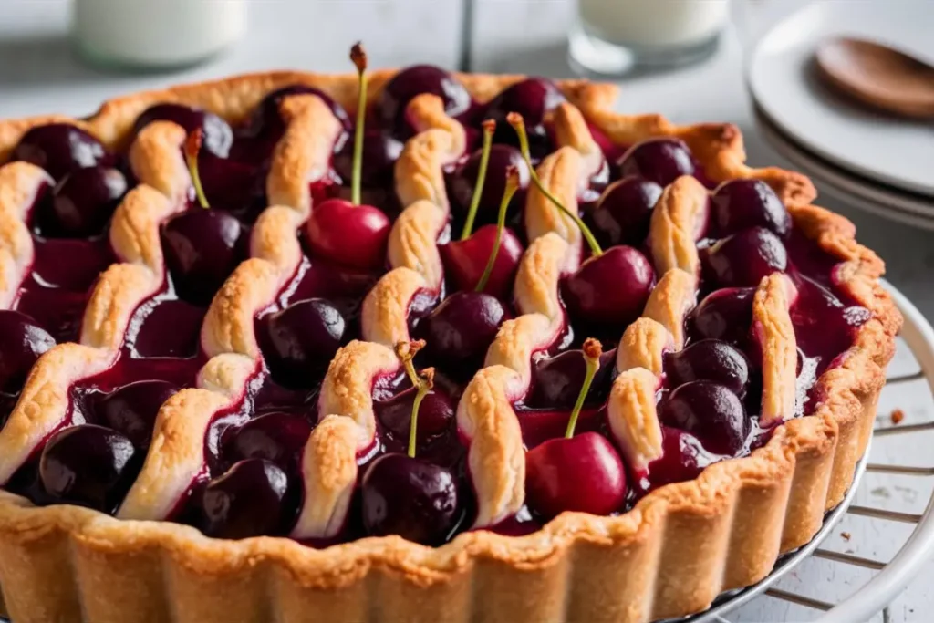 french Cherry tart recipe