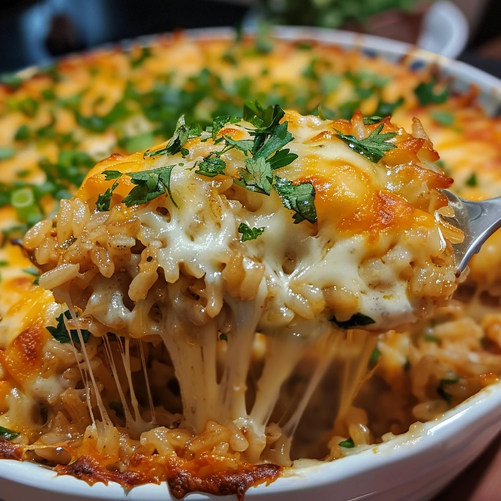 cheesy rice dish
