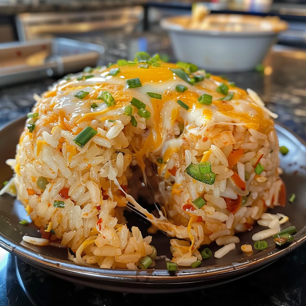 cheesy rice recipe