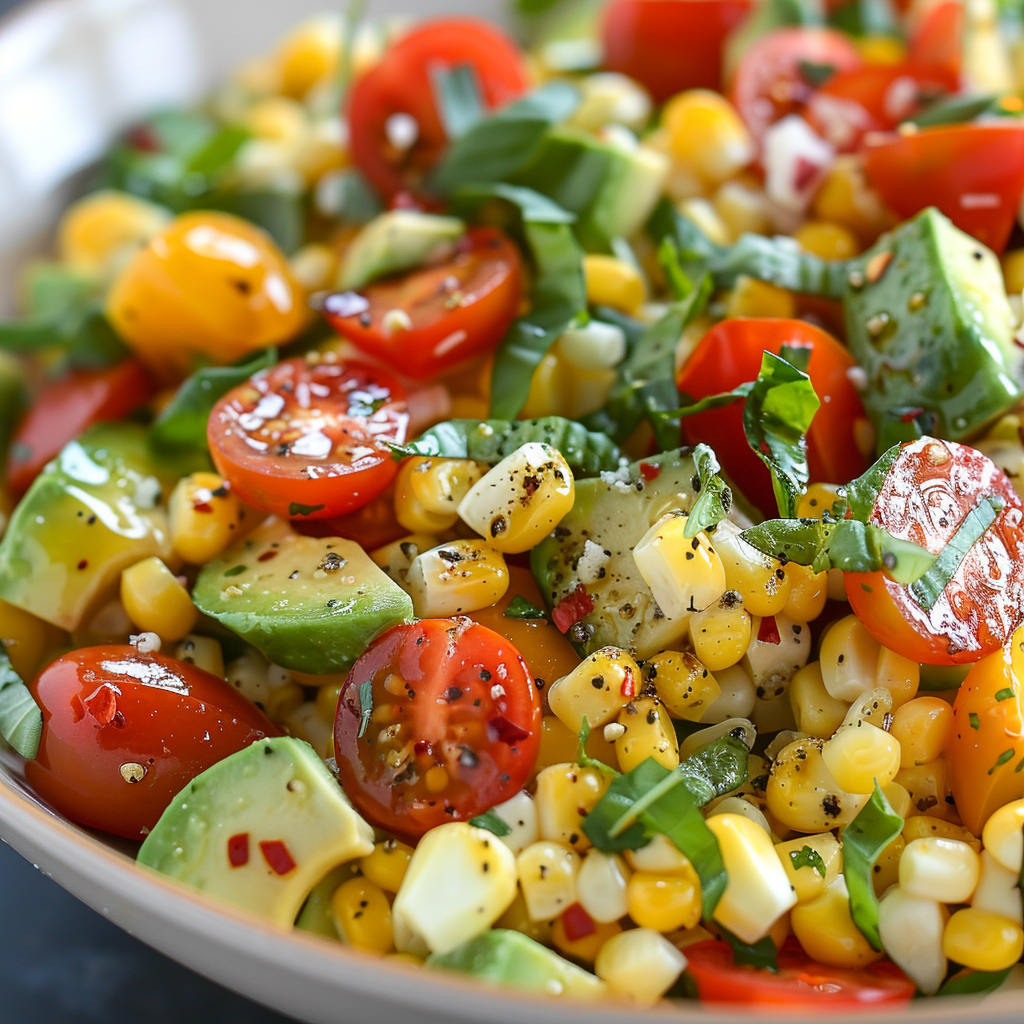 Corn Tomato Avocado Salad – A Refreshing Summer Delight!
